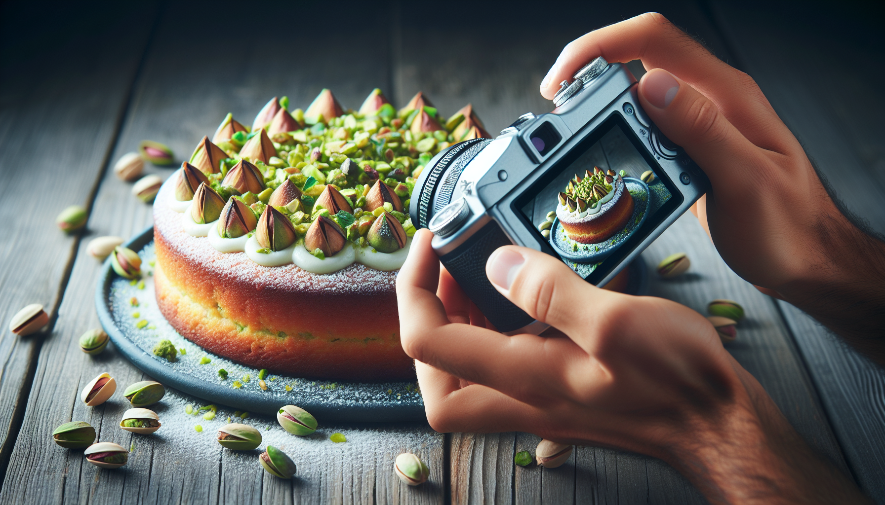 torta al pistacchio